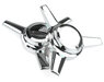 SPINNER 3 EAR - STEEL -  STRAIGHT - SET OF 2