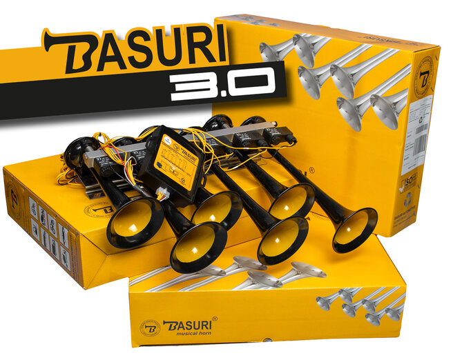 BASURI ® *EDITION 2.0 * 19 MELODY AIRHORN - 24V !!
