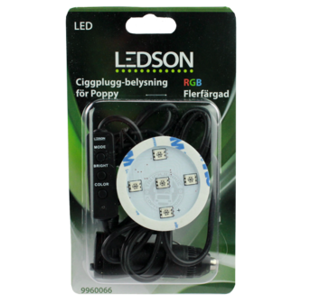 LEDSON - POPPY LED - RGB - CIGARETTE PLUG - 12-30V