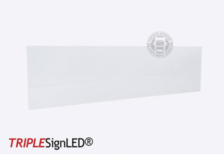 TripleSign&reg; Front plate - WHITE