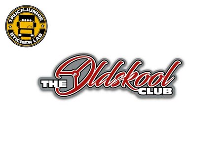 THE OLDSKOOL CLUB STICKER TRUCK