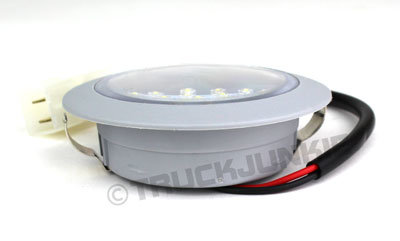 ENCASTRABLE - MINI SPOT LED - ROUGE - 24V - 5 PIECES - NOIR - TRUCKJUNKIE