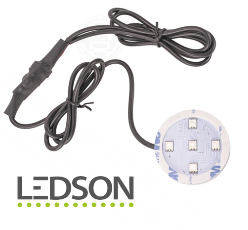 LEDSON - POPPY LED LIGHT- RED - DIRECT CONNECTION - 10-40V
