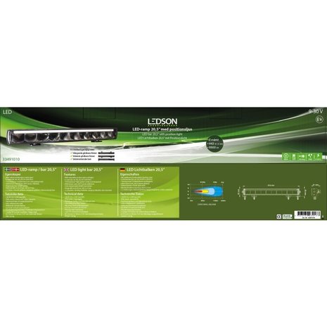 LEDSON - Titan Drive - 20.5" LED BAR (52cm)