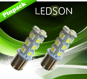 LED-LAMP XENON LOOK P21W 18SMD BA15s 