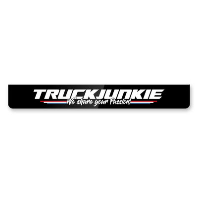 MUDFLAP PLASTIC- TRUCKJUNKIE &quot;WE SHARE YOUR PASSION!&quot;