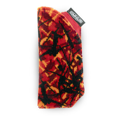 OMNIUS GLASSES CASE - RED DANISH PLUSH