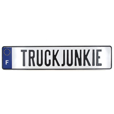 LICENSE PLATE FRANCE - WITH CUSTOM TEXT