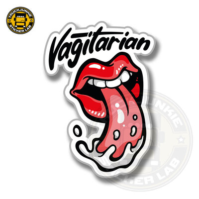Vagitarian - Full print sticker
