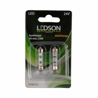 36mm / C5W - YELLOW - 24v