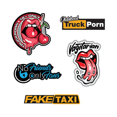 18+ Combo Pack Sticker Set