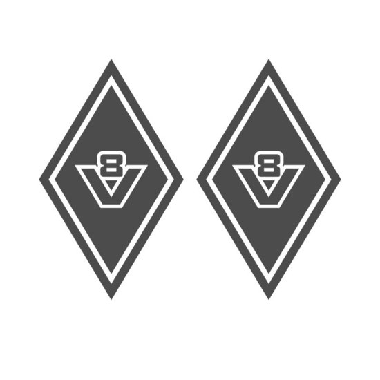 HOEKSCHILD STICKER V8 OUD