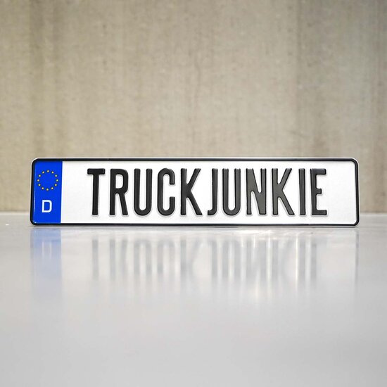 NUMBER PLATE GERMANY - WITH YOUR OWN TEXT 