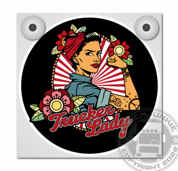 TRUCKER LADY - TATTOO/ROSES - LIGHTBOX DELUXE - FRONT PLATE SET