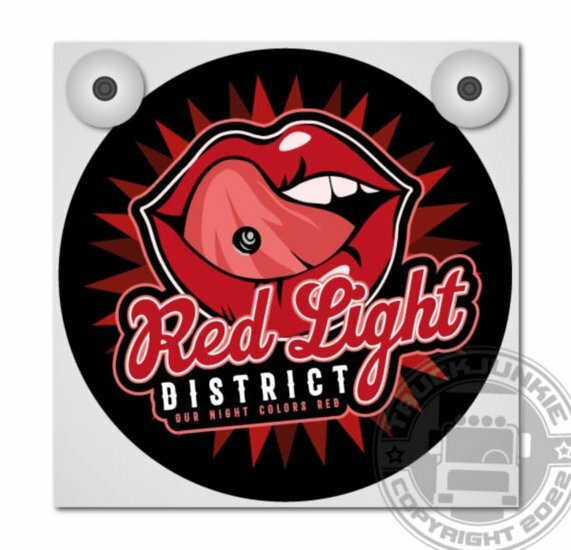 RED LIPS - REDLIGHT DISTRICT - LIGHTBOX DELUXE - FRONT PLATE SET