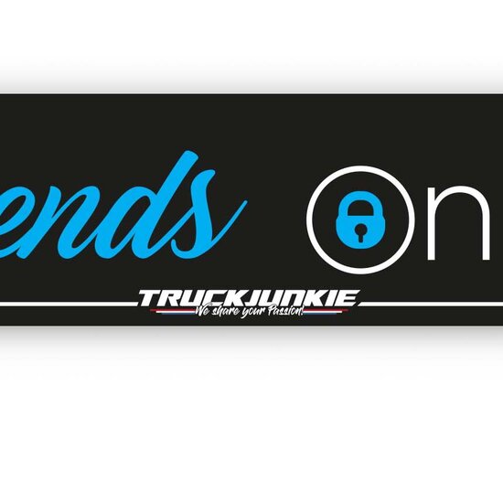 MUDFLAP - NO FRIENDS ONLY FANS - 250X33