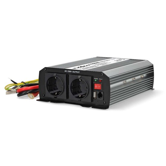NEDIS INVERTER MODIFIED SINE WAVE 24V 1000W | PEAK POWER 2000W