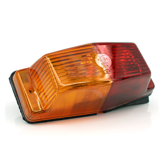 GLASS - ORANGE/RED - DOUBLE BURNER