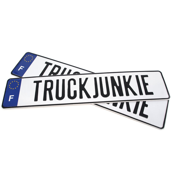 LICENSE PLATE FRANCE - WITH CUSTOM TEXT