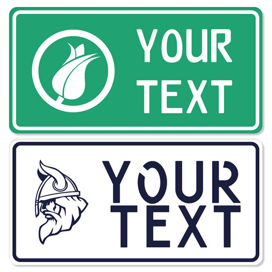 CUSTOM METAL PLATE PRINTED - AMERICA