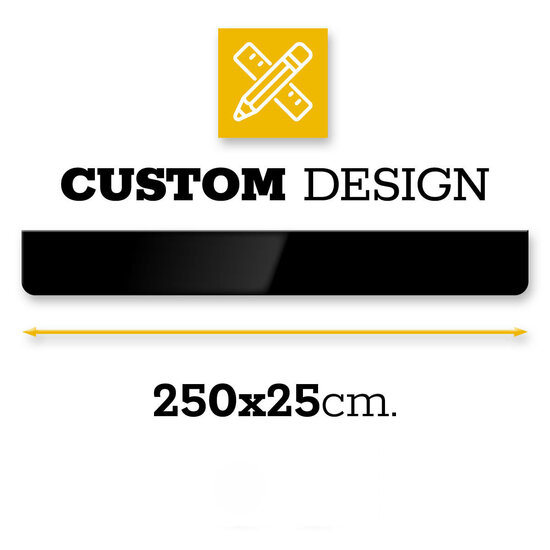 MUD FLAP 250 X 25CM - CUSTOM DESIGN - NEW EDITOR