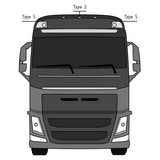 VOLVO TOP LIGHT 2012 &ndash; TYPE 2 &ndash; SET