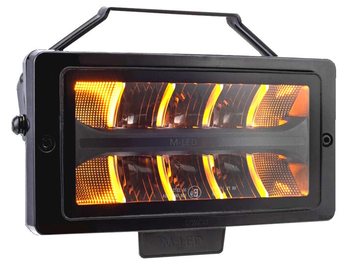M-LED Classic 220 spotlight with dual-color position light