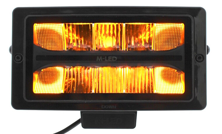 M-LED Classic 220 spotlight with dual-color position light