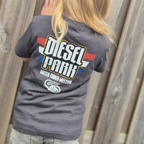 TRUCKJUNKIE DieselPark 2025 Grey KIDS T-SHIRT