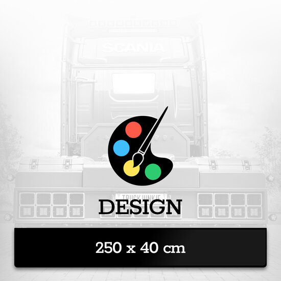 MUD FLAP 250 X 40CM - CUSTOM DESIGN