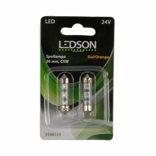 36mm / C5W - YELLOW - 24v