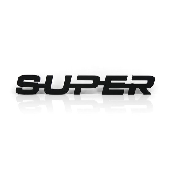 SUPER 2.0 EMBLEM - BLACK
