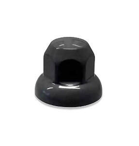 PLASTIC WHEEL NUT COVER 32MM BLACK