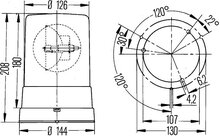 HELLA - KL710 - ORANGE - 24V