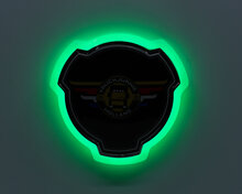 LIGHTED EMBLEM SCANIA IN GREEN LED 