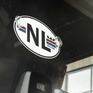 NL EMBOSSED ALUMINIUM EMBLEM 18X11,5CM