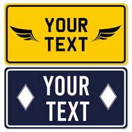 CUSTOM METAL PLATE PRINTED - AMERICA