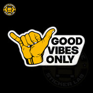 Good Vibes Only - Full print sticker