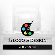 MUD FLAP 250 X 25CM - CUSTOM DESIGN WITH LOGO - NEW EDITOR