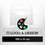 MUD FLAP 250 X 33CM - CUSTOM DESIGN WITH LOGO - NEW EDITOR