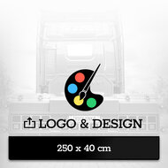 MUD FLAP 250 X 40CM - CUSTOM DESIGN WITH LOGO - NEW EDITOR