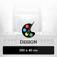 MUD FLAP 250 X 40CM - CUSTOM DESIGN - NEW EDITOR
