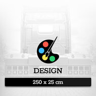 MUD FLAP 250 X 25CM - CUSTOM DESIGN - NEW EDITOR