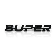 SUPER 2.0 EMBLEM - BLACK