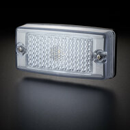 OMNIUS LED SIDE MARKER LAMP - LED WARM WHITE / LENS CLEAR