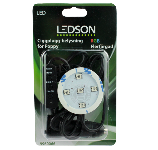LEDSON - POPPY LED - RGB - CIGARETTE PLUG - 12-30V