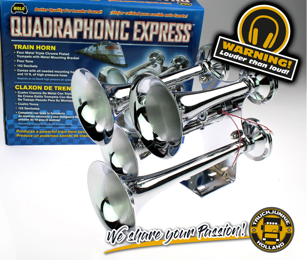 loud train horn sound