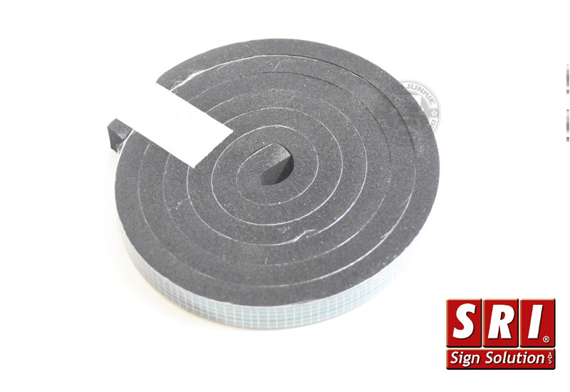 Self-adhesive foam strip for FrontSignLED®