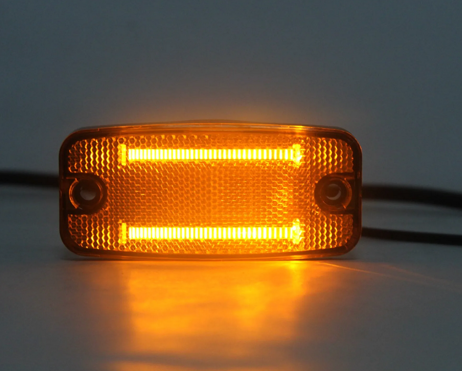 Strands LED Blitzer orange - 6 LED's - All Day Led - 12&24 Volt