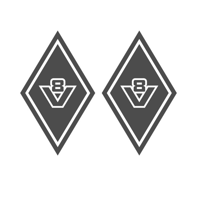 HOEKSCHILD STICKER V8 OUD